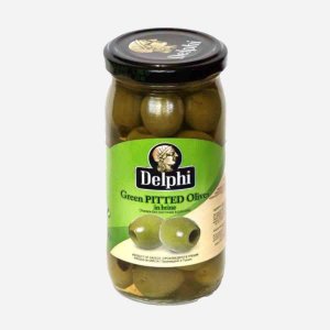Оливки Делфи зеленые б/к 340мл