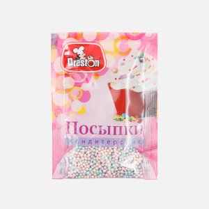 Посыпки Престон Радуга-бисер кондитерские 7г