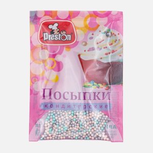 Посыпки Престон Радуга-бисер кондитерские 7г