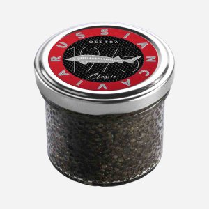 Икра осетровых рыб баночная зернист классическая ст/б 100г