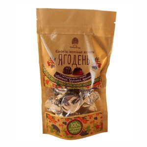Мармелад Сибирский кедр Ягодень в шок глазури крафт-пакет 150г