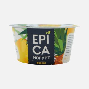 Йогурт Эпика с ананасом 4.8% пл/ст 130г