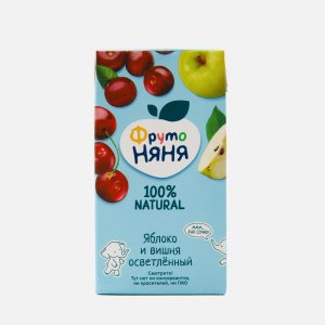 Сок ФрутоНяня Яблоко и вишня т/п 0,5л