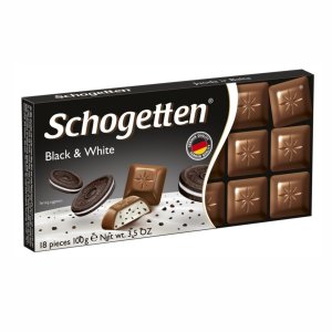 Шоколад Шогеттен Блэк энд Вайт молочный к/к 100г