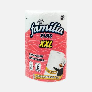 Полотенца Фамилия бумажные XXL 2сл 1рул