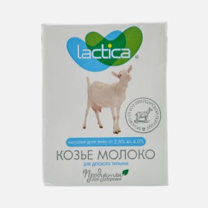 Молоко Лактика козье д/детск питания 2.8%-4% т/п 200мл