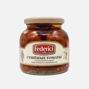 Томаты Федеричи сушеные в подсолнечном масле ст/б 280г