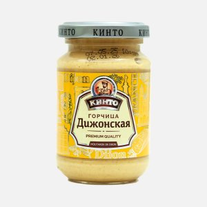 Горчица Кинто Дижонская острая ст/б 170г