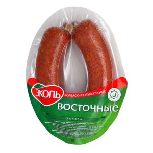 Колбаски Эколь Восточные Халяль п/к в/у 300г