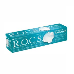 Зубная паста Рокс Активный кальций к/к 94г