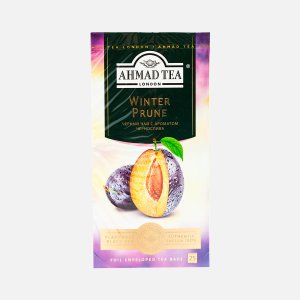 Чай Ахмад Зимний Чернослив черный 25пак*1,5г к/к 37,5г