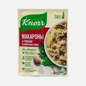 Смесь Кнорр На второе Макароны в сливочном соусе с грибами 26г