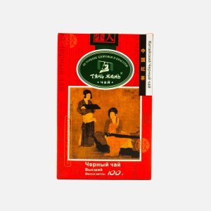 Чай Тянь Жень Высший черный листовой к/к 100г