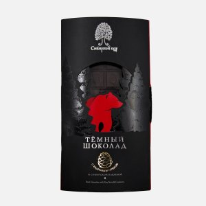 Шоколад Сибирский кедр Темный с клюквой/кедровым орехом 100г
