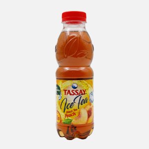 Напиток Тассай Айс Ти Чай черный со вкусом персика пэт 0,5л