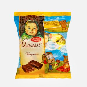 Конфеты Алёнка глазированные шоколадные 250г Красный Октябрь