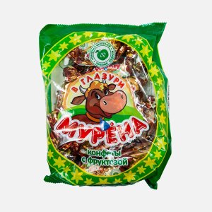 Конфеты Фруктозов Мурена в глазури с фруктозой пл/пак 185г