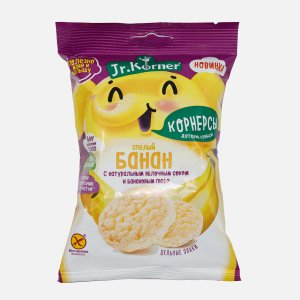 Хлебцы Др Корнер Корнерсы с бананом рисовые мини 30г