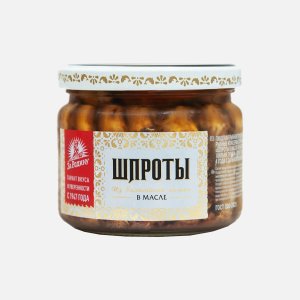Шпроты За Родину из балтийской кильки в масле 270г