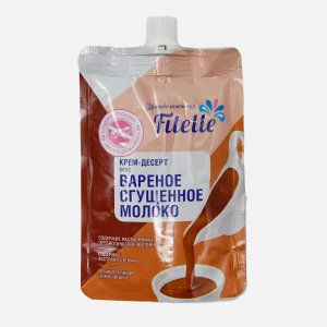 Крем-десерт Фителле вкус Вареное сгущенное молоко без сахара 100г