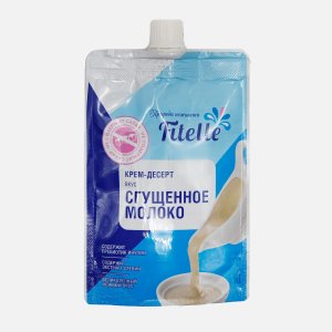 Крем-десерт Фителле вкус Сгущенное молоко без сахара к/к 100г