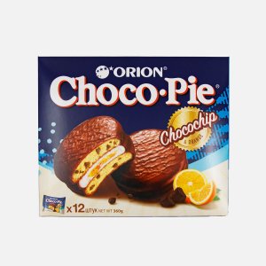 Пирожное Орион Чоко Пай Чокочип с кусоч шок/апельсин 12шт к/к 360г