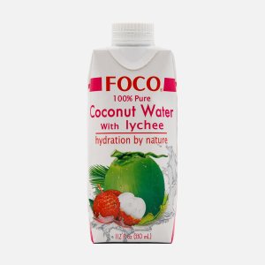 Кокосовая вода Фоко с соком личи т/п 330мл