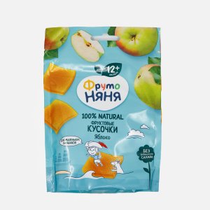 Фруктовые кусочки ФрутоНяня Яблоко б/сах с 12мес 53г