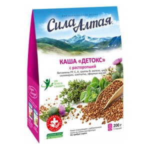 Каша Сила Алтая Детокс с расторопшей к/к 200г