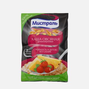 Каша Мистраль овсяная Стройность и детокс цельнозерн б/сахара 40г