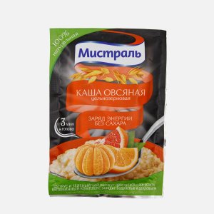 Каша Мистраль овсяная Заряд энергии цельнозерновая б/сахара 40г