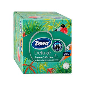 Салфетки Зева Делюкс Арома Коллекция космет бумажные к/к 60шт