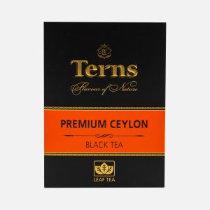 Чай Тернс Премиум цейлон черный листовой к/к 100г