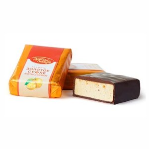 Конфеты Красный Октябрь Золотое суфле апельсиновое вес