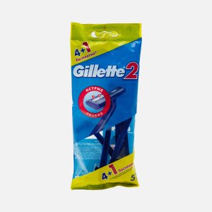 Бритвенный станок Жиллетт 2 однораз 4+1шт