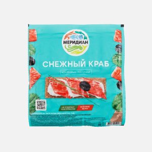 Крабовые палочки Меридиан Снежный краб имит охл пл/уп 200г