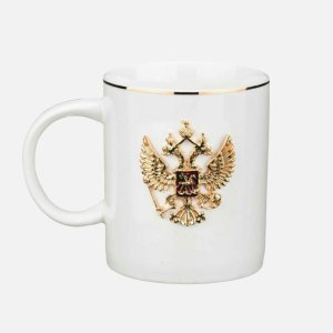 Кружка Лефард 350мл Герб фарфор 15х13х9см 86-2025