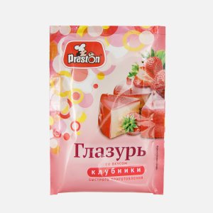Глазурь Престон со вкусом клубники 50г