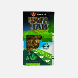 Напиток чайный ИванДа Чага чай с мятой плитка к/к 96г
