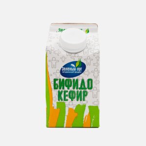 Биопродукт к/м Зеленый луг Бифидокефир 2.5% т/п 450г