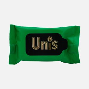 Салфетки Унис Перфюм Грин влажные антибактериальные 15шт