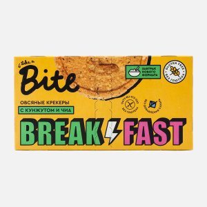Крекеры Бите овсяные с кунжутом и чиа 200г