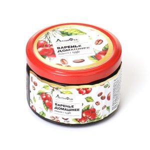 Варенье Домашнее вишня с кофе ст/б 270г
