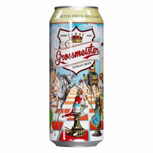 Пиво Гроссмейстер витбир свет неосветл паст 4.7% ж/б 0,5л