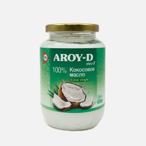 Масло кокосовое Арой-Д 100% Экстра Вирджин ст/б 450мл