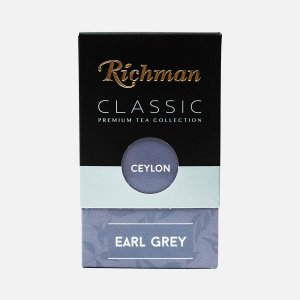 Чай Ричман ОР черный крупнолист с ароматом бергамота 100г