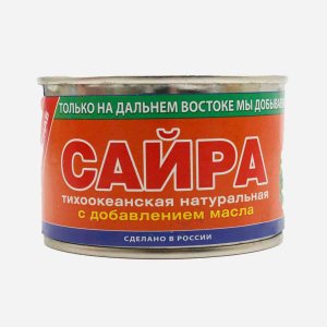 Сайра т/о натуральная д/м ГОСТ ж/б 250г