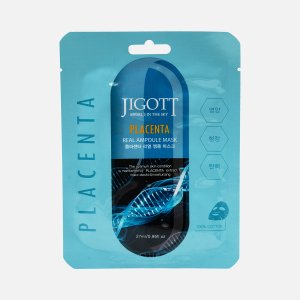 Маска Джиготт д/лица тканевая ампульная с экст плаценты 27мл