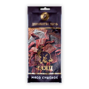 Мясо Деликатес Дичь Заяц сушеное пл/уп 100г
