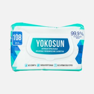 Салфетки Йокосан влажные для всей семьи 108шт